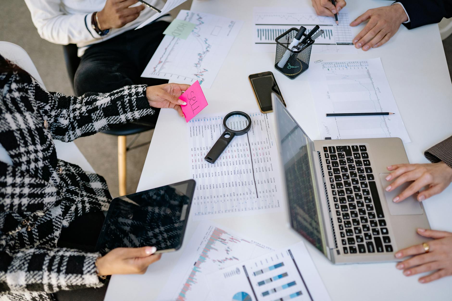 Team marketing SEO dashboard ufficio
