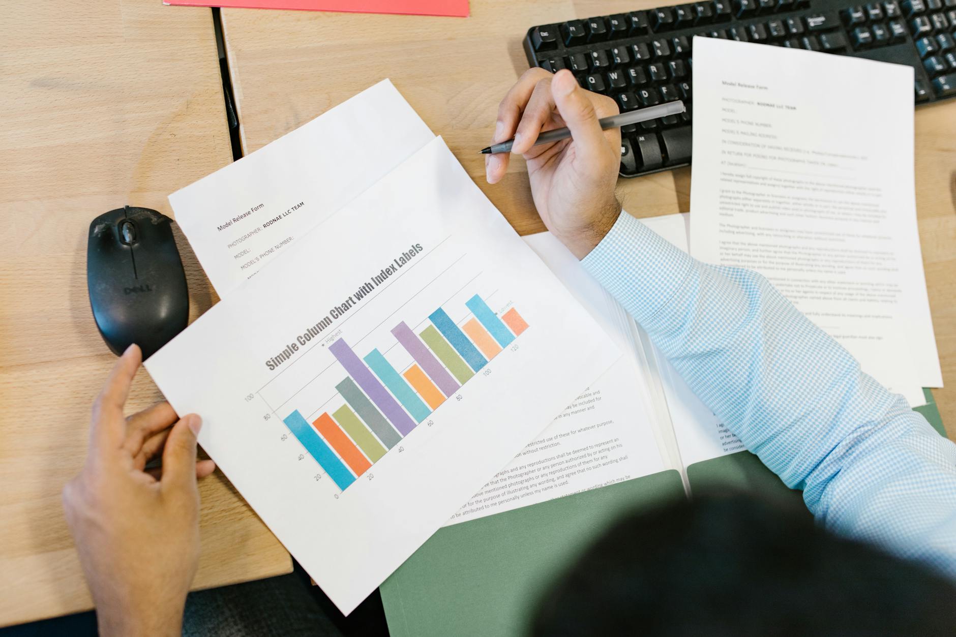 Analista supply chain dati e grafici
