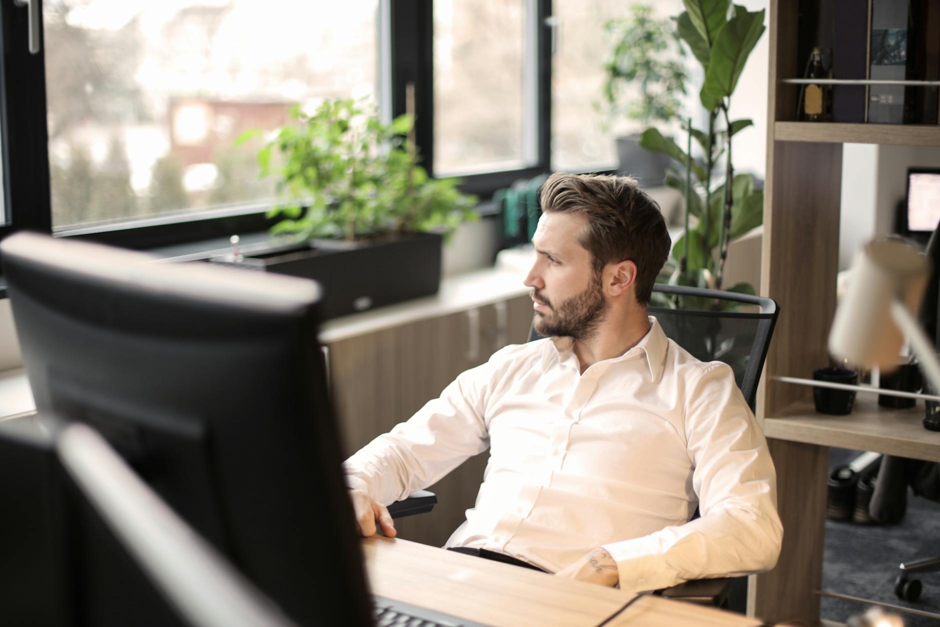 Calmo ufficio computer professionale - gestionale impresa funebre