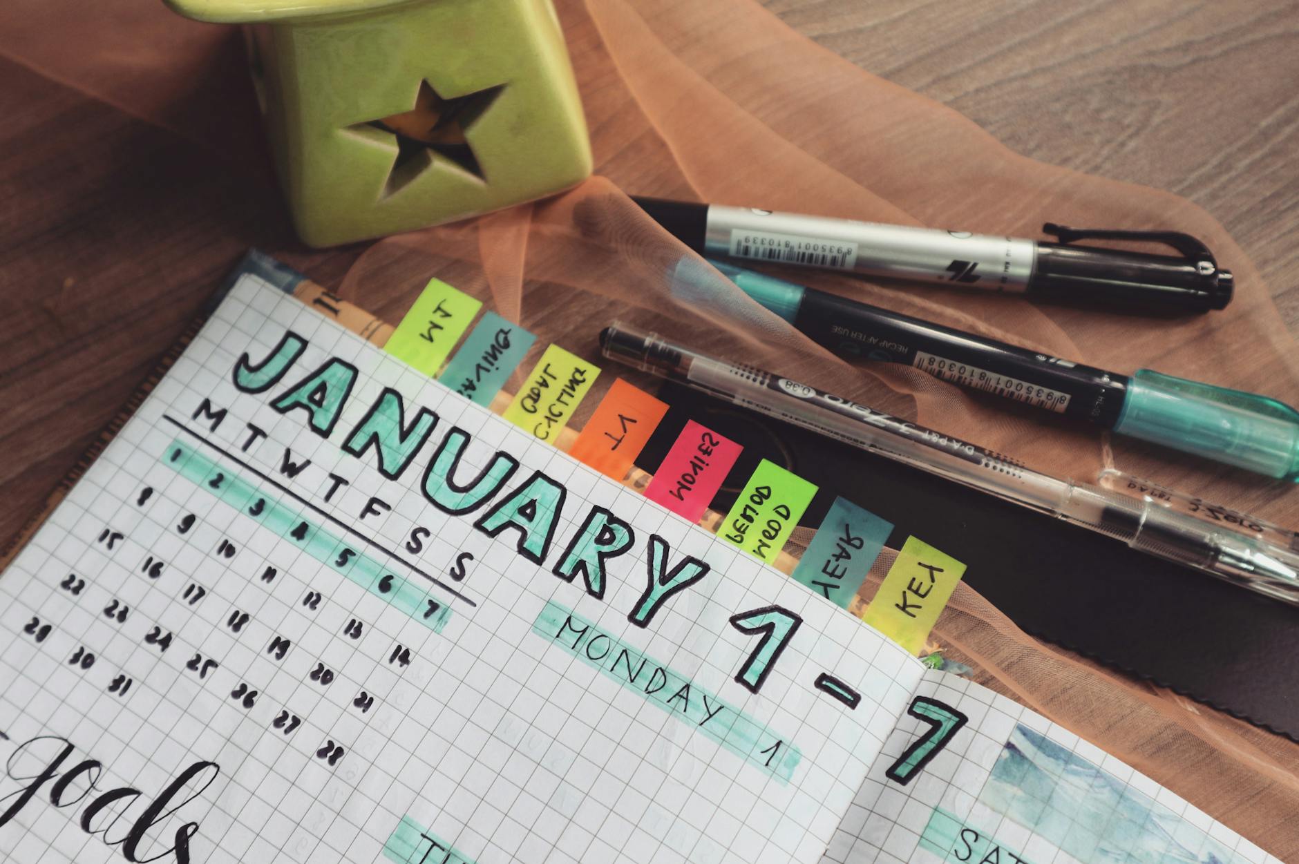 Agenda settimanale aperta per planning con time blocking