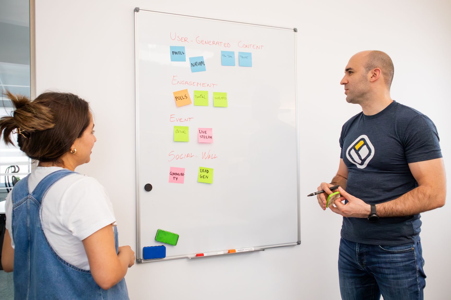 Team prodotto brainstorming strategia pricing whiteboard SaaS PMI 2021