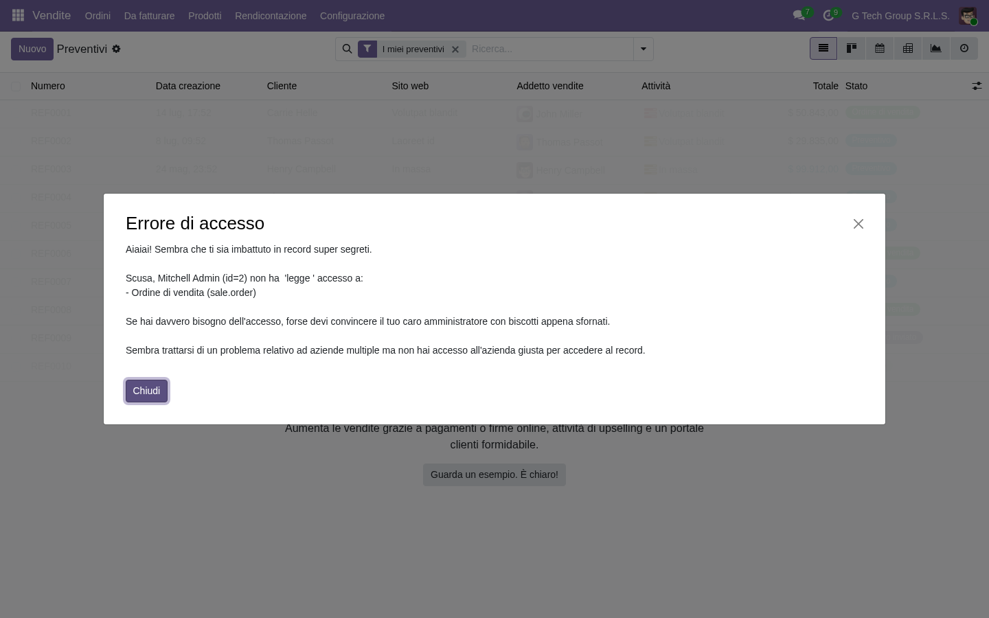 Sale order demand forecasting AI Odoo 19 PMI manifattura italiane
