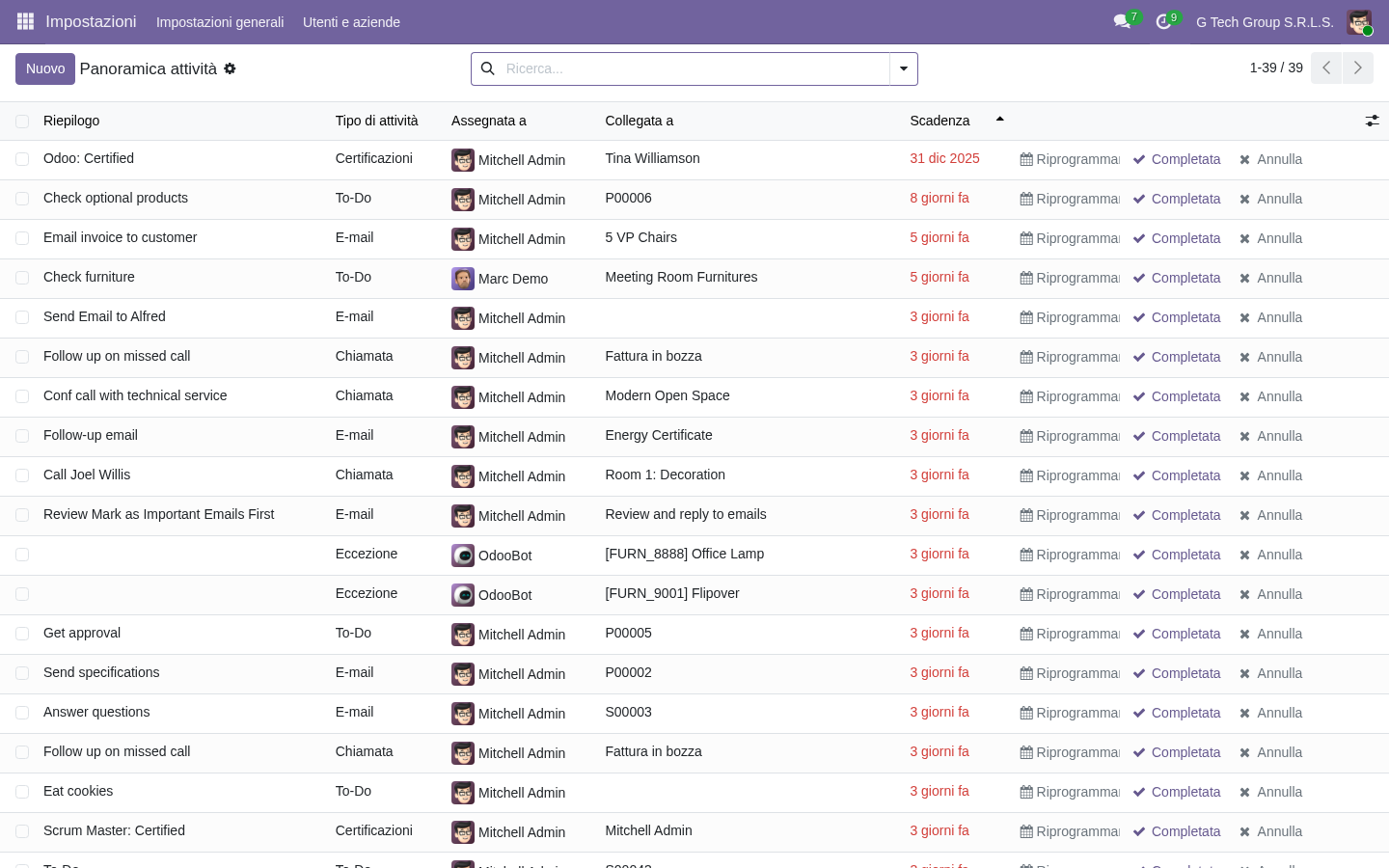 Odoo 19 activity-based approval workflow lista pending decisione