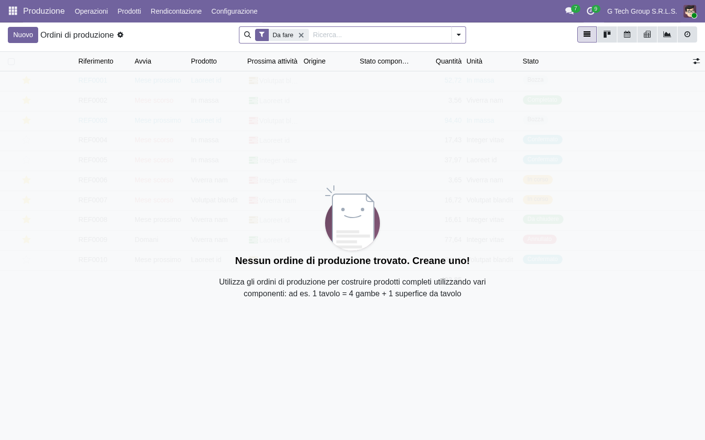 BOM auditability Odoo 19 sustainability audit material flow PMI