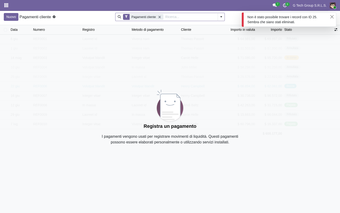 Odoo 19 flusso di recupero dei crediti scaduti con escalation per le PMI italiane