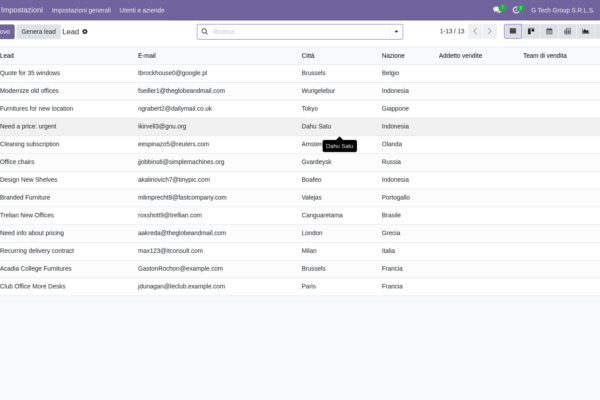 Setup base CRM Odoo per PMI italiane: configurazione, teams, pipeline (guida 1 di 15)