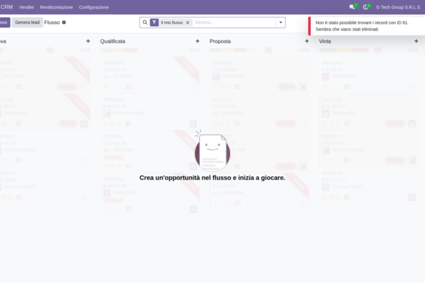 Forecasting + probability CRM Odoo: weighted forecast, accuracy (guida 7 di 15)