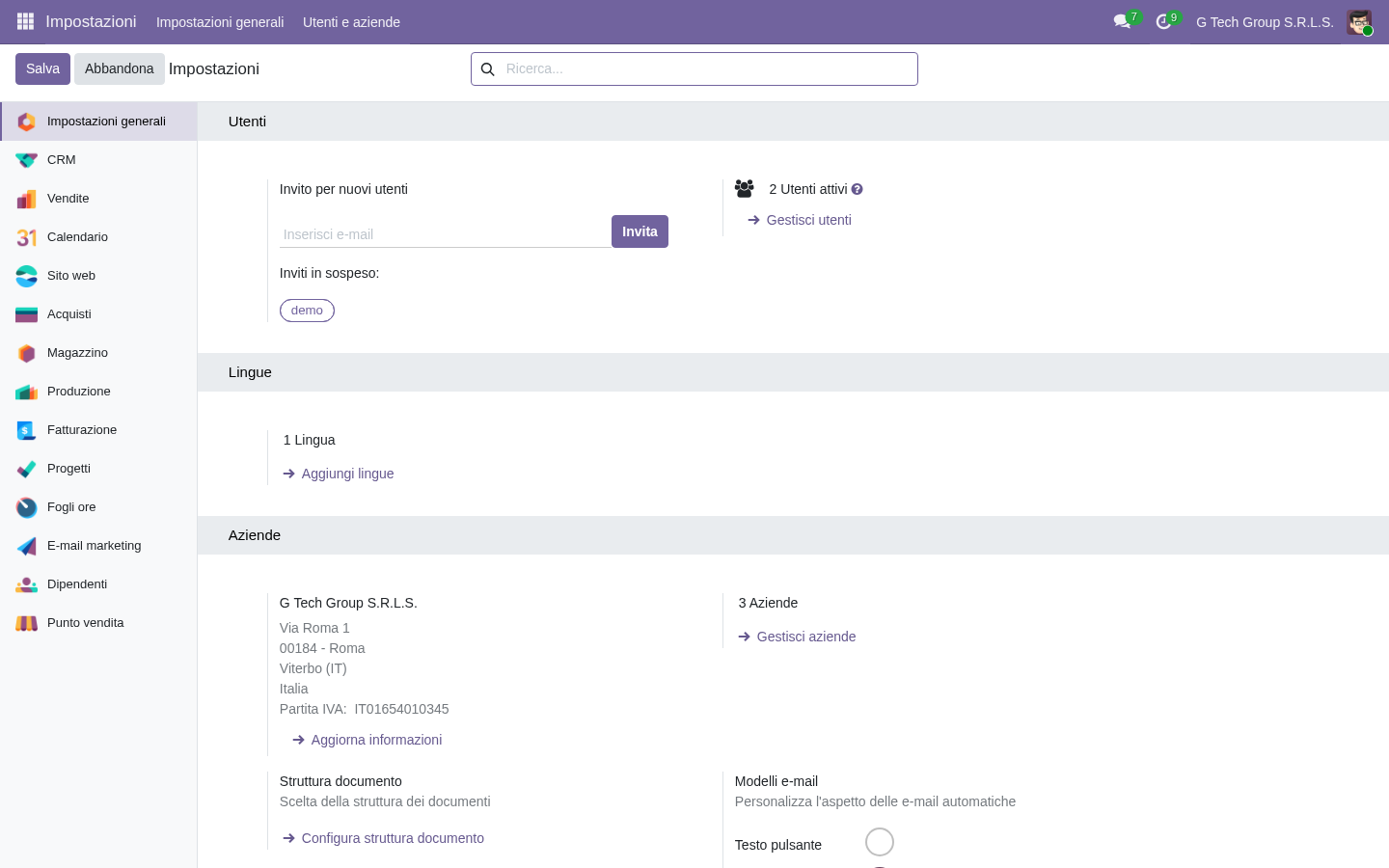 Priority levels visual cues CRM Odoo 19 PMI italiane prioritization