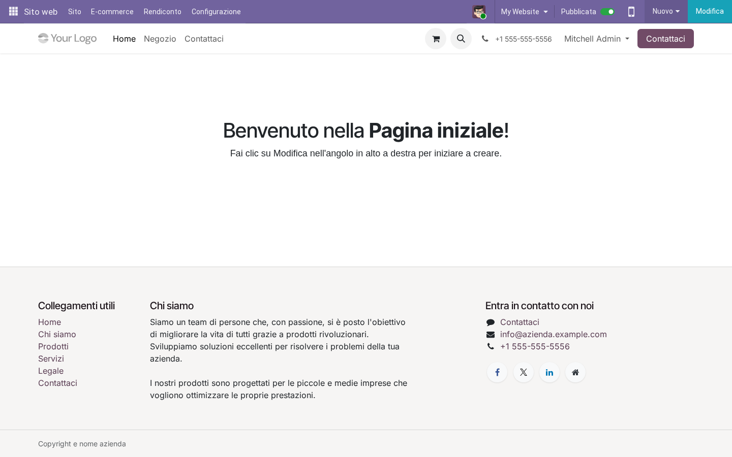Marketing automation integration CRM Odoo 19 PMI italiane