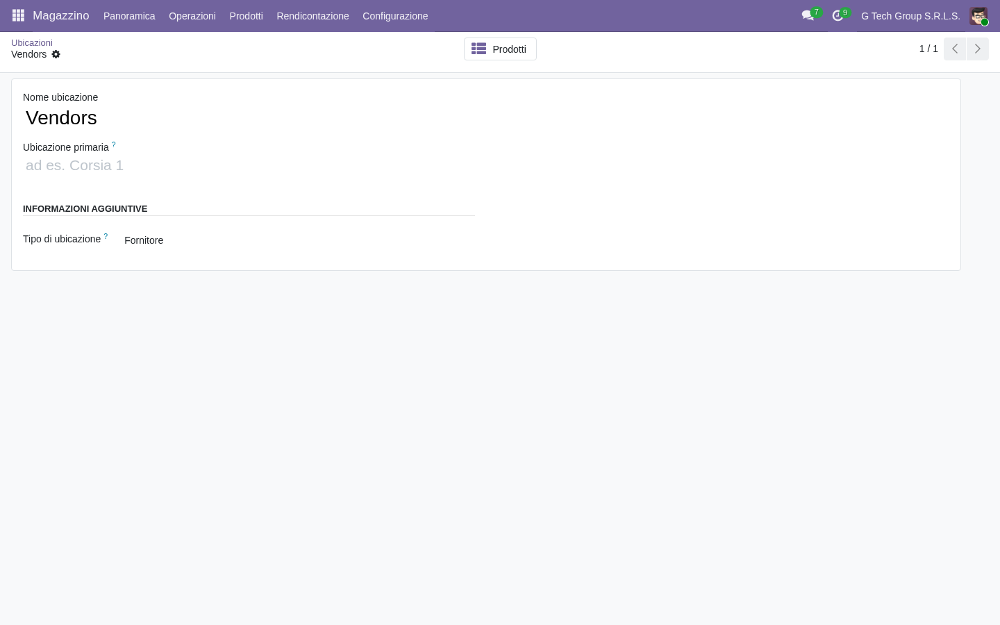 Odoo 19 location detail configurazione usage removal strategy PMI italiane