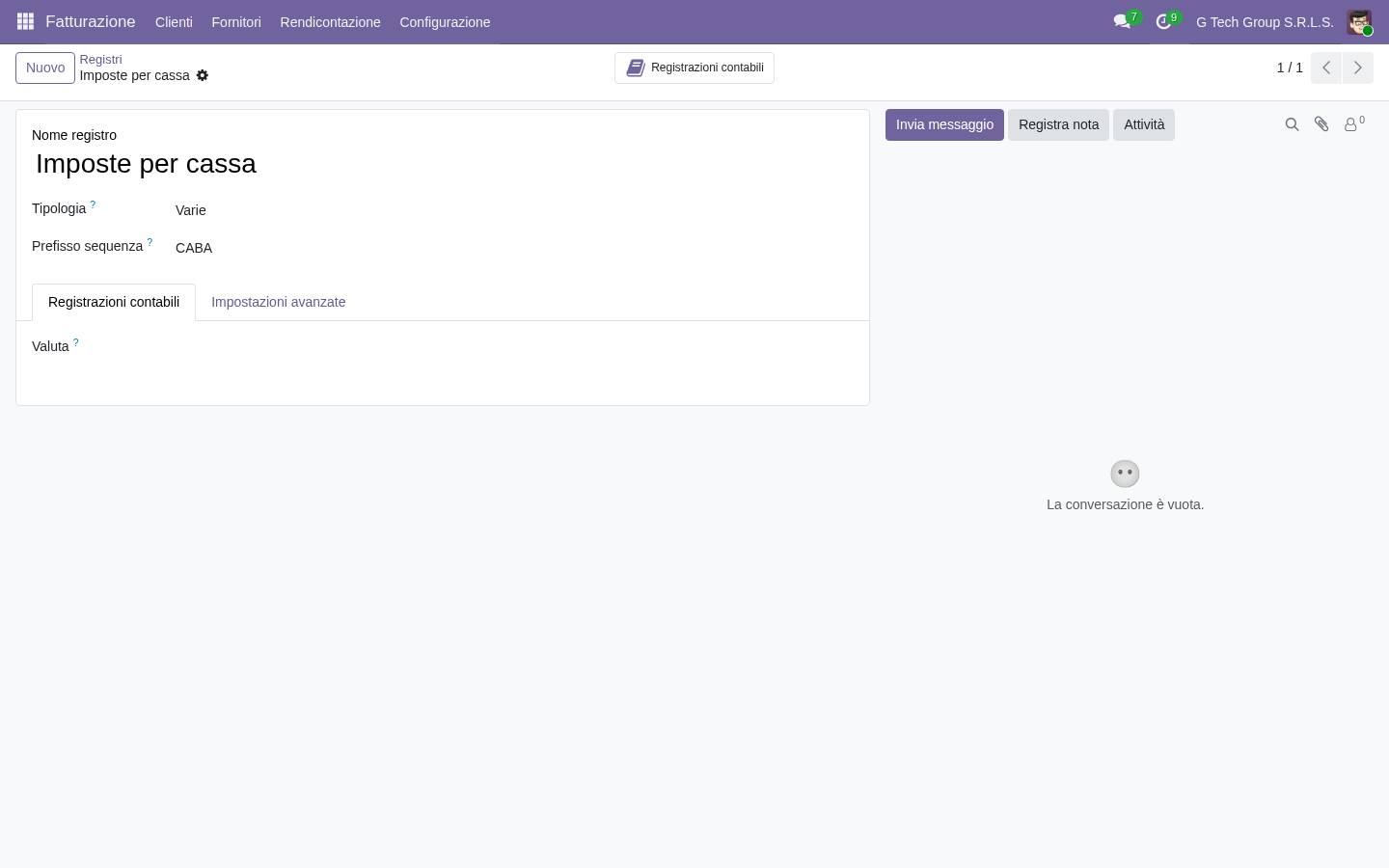 Odoo 19 registro dedicato alla liquidazione IVA periodica per PMI italiane