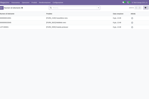 Lot e Serial Number tracking Odoo: HACCP, recall, traceability (guida 3 di 15)