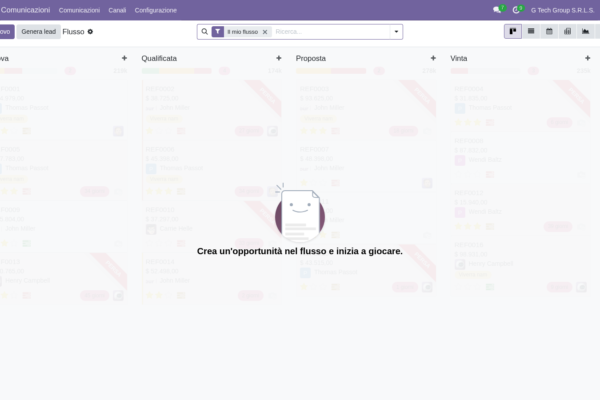 Lost reasons + sales analysis CRM Odoo: coaching data-driven (guida 12 di 15)