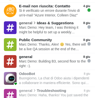 Mobile app CRM Odoo: field sales, voice notes, offline mode (guida 13 di 15)