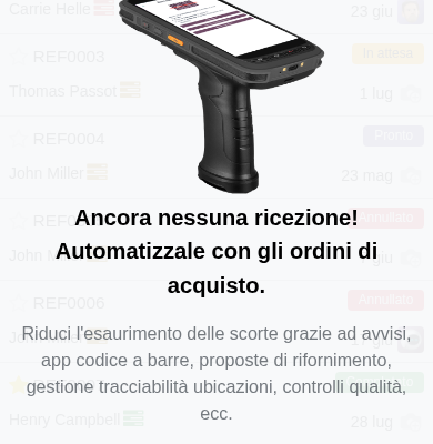 Magazzino da mobile con Odoo: tablet, prelievo vocale e hardware (guida 12 di 15)