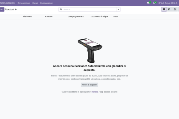 Stock movements Odoo: receipts, delivery, transfers, replenishment (guida 2 di 15)