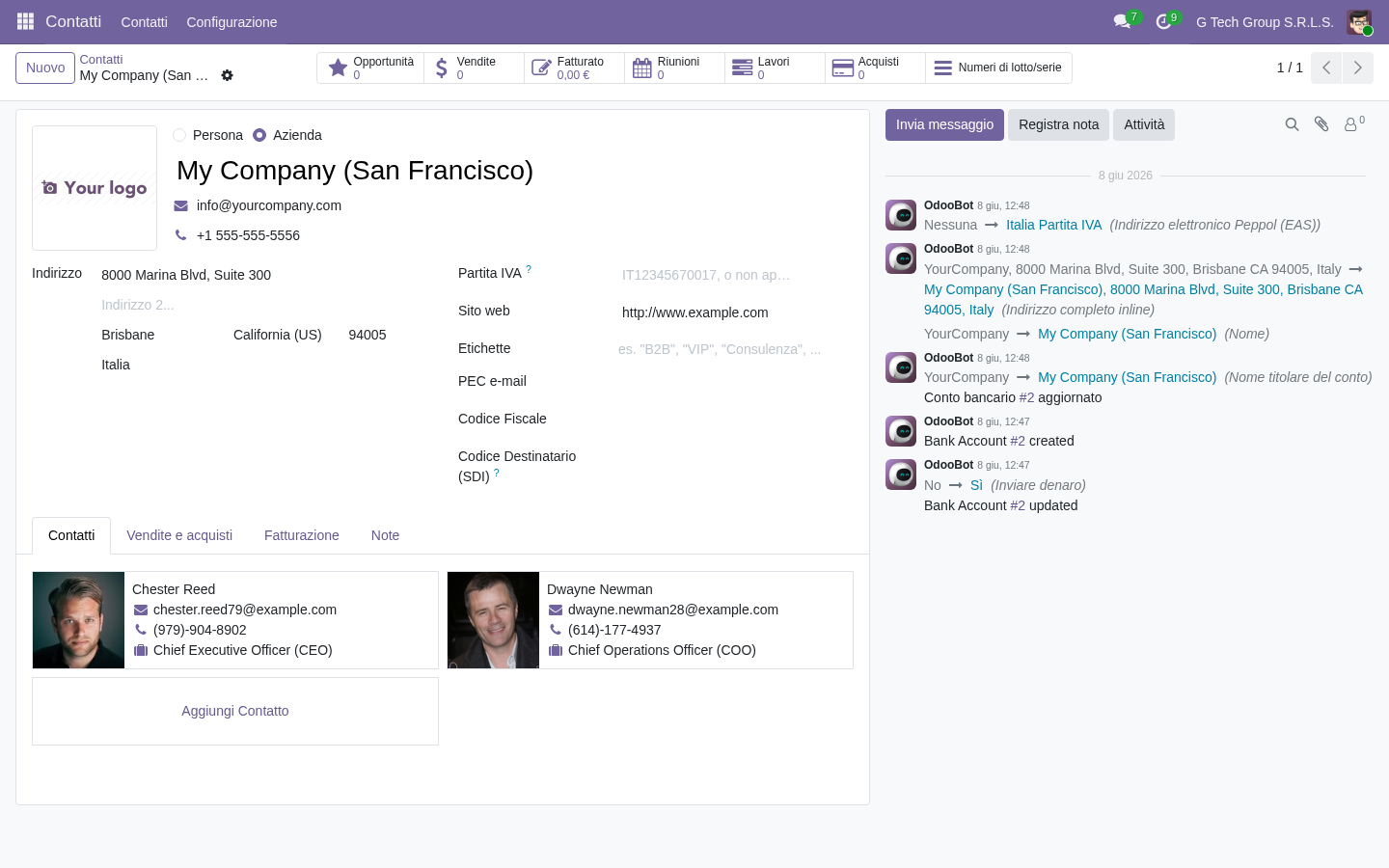 backup automatico Odoo business continuity