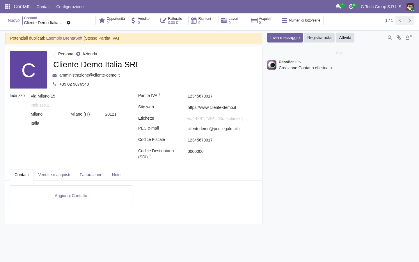 deployment cloud Odoo 200 utenti PMI
