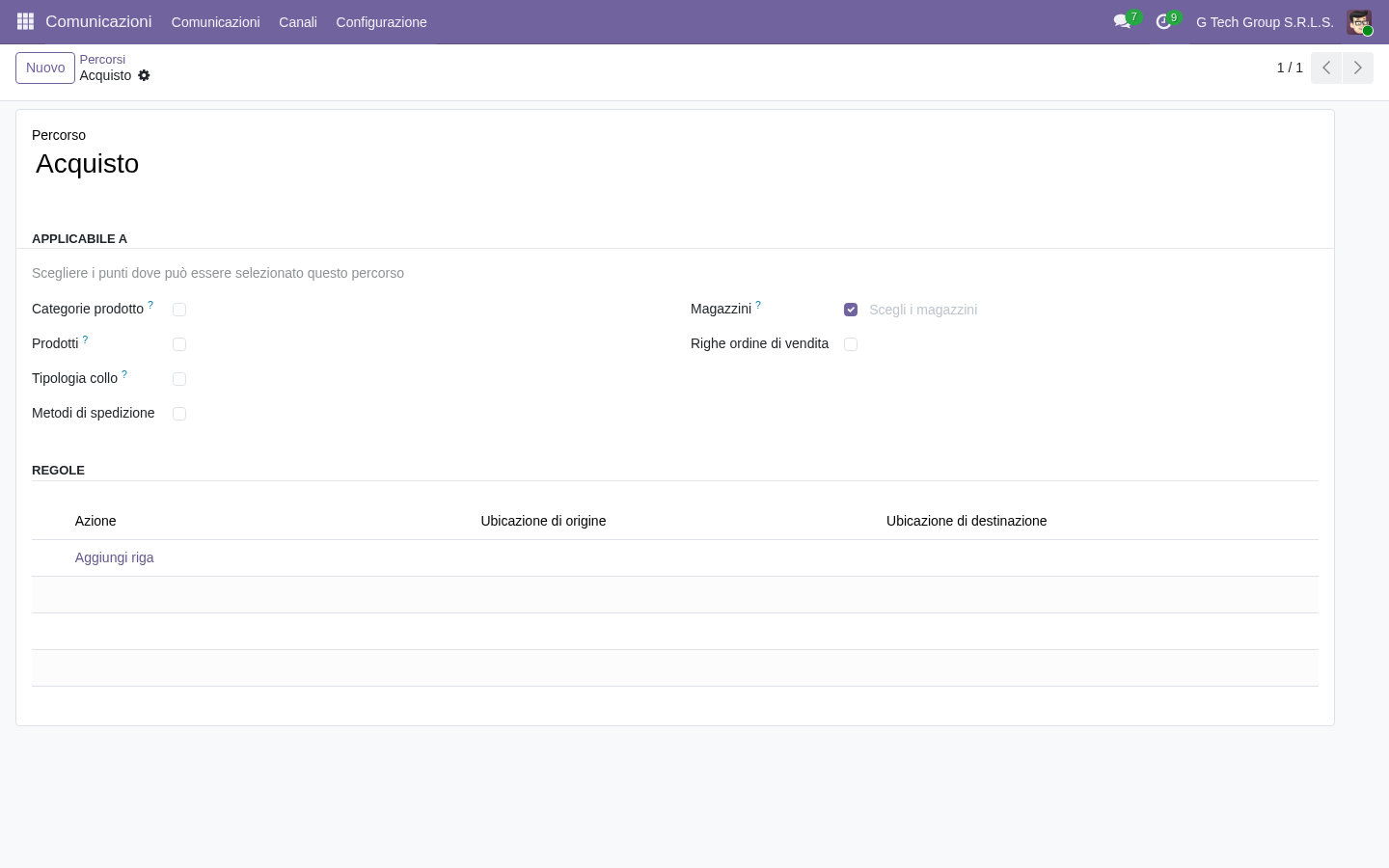 Odoo 19 percorso Acquisto con richieste di offerta automatiche ai fornitori per le PMI italiane