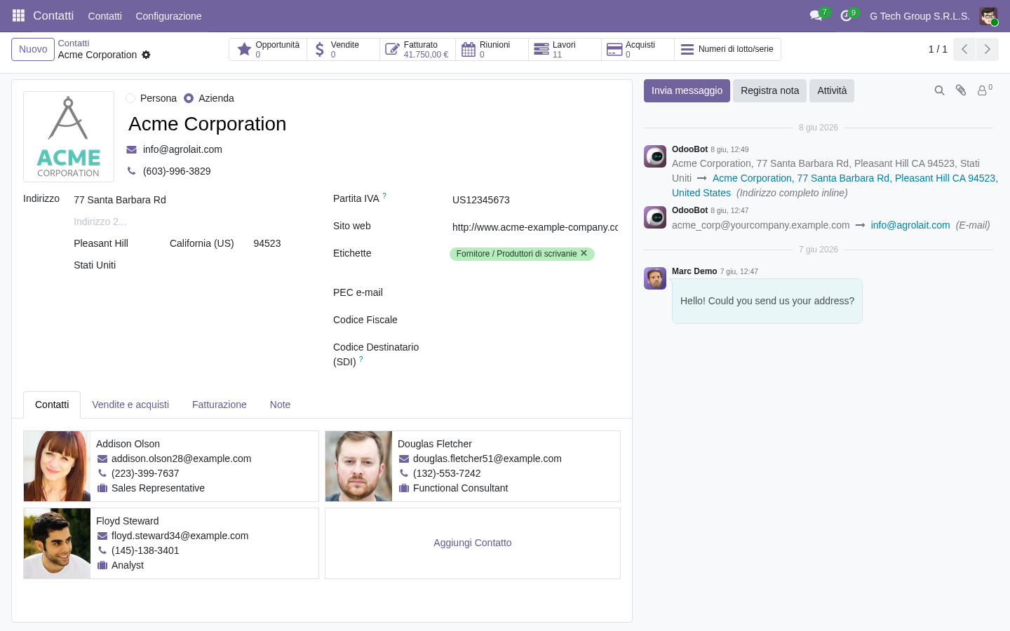 Odoo 19 partner tags segmentation strategy customer PMI