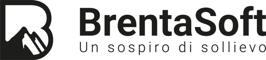 BrentaSoft: Logo nero