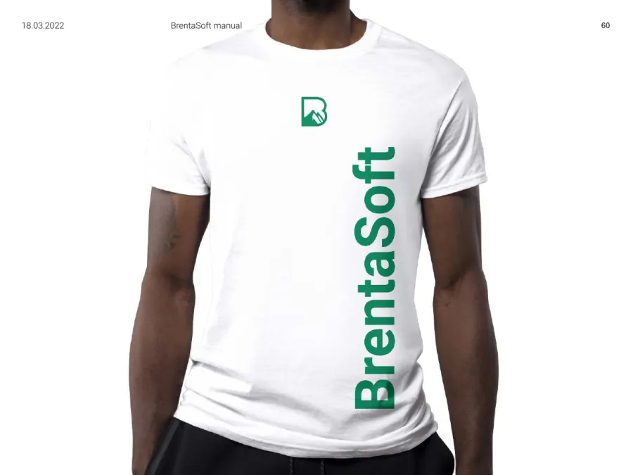 Applicazione del brand BrentaSoft: T-shirt